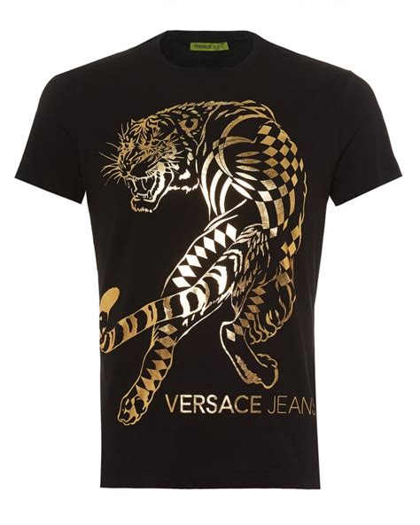 t shirt versace jeans tigre|versace jeans t shirt.